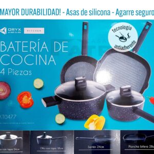 BATERIA DE COCINA X4 "ORYX" KT0477
